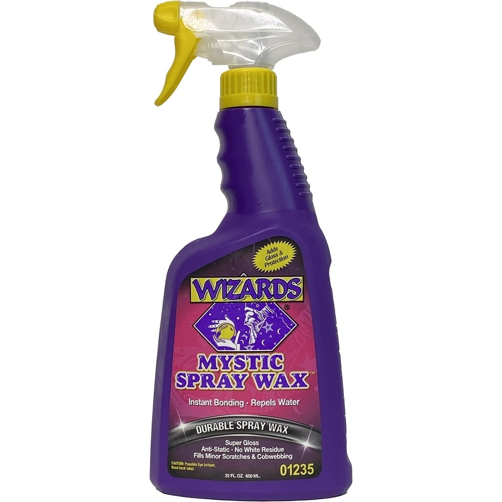 Синтетический воск на основе масла карнаубы WIZARDS Mystic spray Wax ...