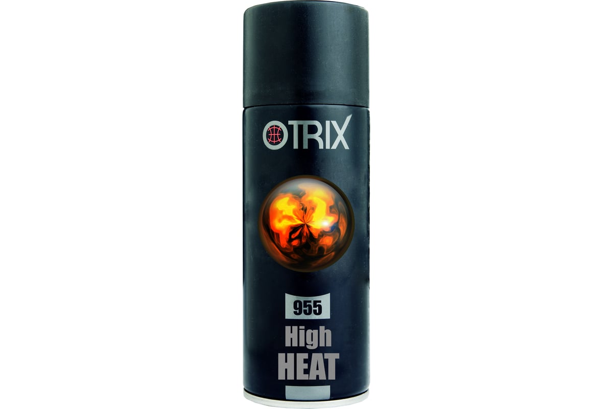 Высокотемпературная краска OTRIX 955 черная, 400 мл 34454362 - выгодная .