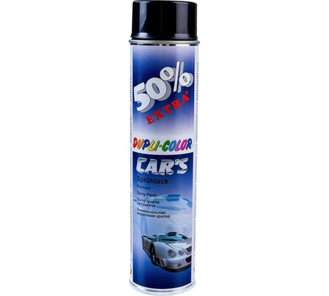Универсальная акриловая эмаль DUPLI COLOR черная, глянцевая, 0.6 л 693854