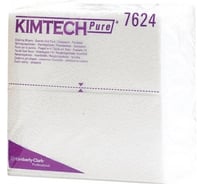 Протирочные салфетки Kimberly-Clark KIMTECH PURE сложенные в 1/4, белый 7624