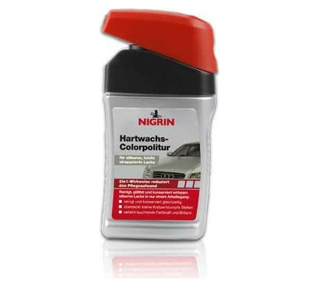 Полироль с твердым воском NIGRIN серебряный цвет, 300 мл 72947