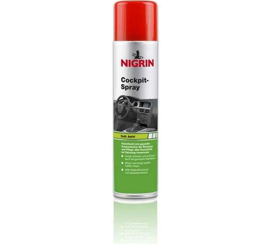 Спрей для пластика NIGRIN с нейтральным ароматом, 400 мл 74156