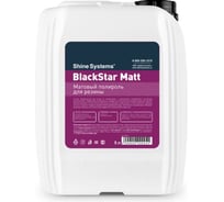 Чернитель для резины матовый Shine Systems BlackStar Matt, 5 л SS944