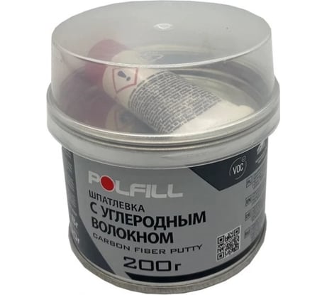 Шпатлевка с углеродным волокном POLFILL 200 г 13-000026