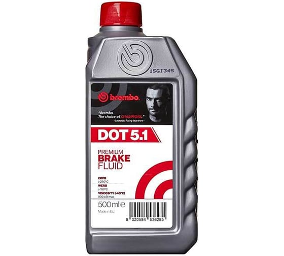 Тормозная жидкость Brembo DOT 5.1 0.5 л L05005