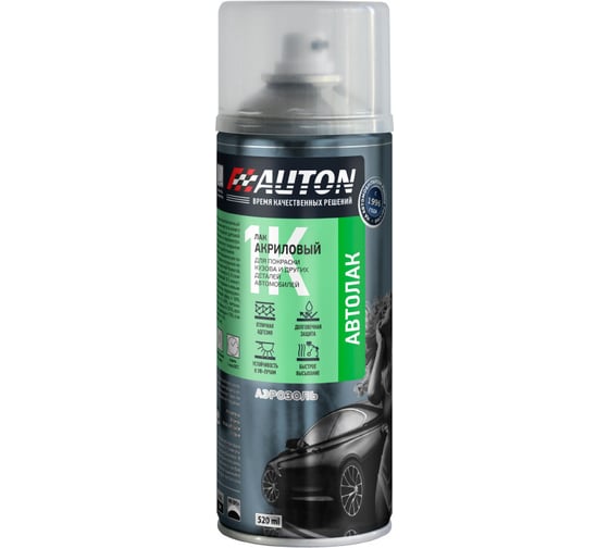 Лак акриловый Auton Глянцевый, аэрозоль, 520 мл, ATN-A46029