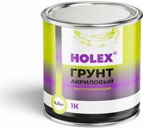 Грунт акриловый HOLEX 1К быстросохнущий черный 1кг HAS-244665