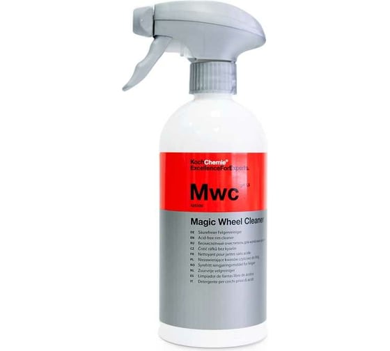Очиститель дисков Koch Chemie Magic Wheel Cleaner 425500 бескислотный, 500 мл 020988