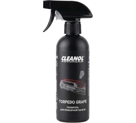 Полироль для приборной панели Cleanol флакон 500 мл TORPEDO GRAPE CLEANOL 0.500/0013