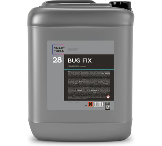 Очиститель следов насекомых Smart Open BUG FIX 28 (Баг Фикс) 5л 15285