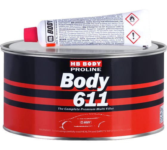 Шпатлевка HB BODY 611 0.38 кг 6110300040