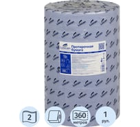 Бумага протирочная Luscan PROFESSIONAL Prof 2сл 1000лx1рул/уп 360м голубая 785058