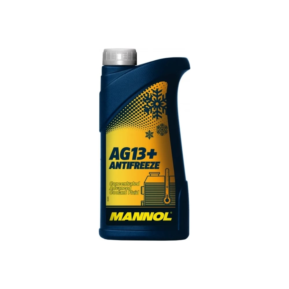 Концентрат охлаждающей жидкости MANNOL ANTIFREEZE ADVANCED AG13+ желтый ...