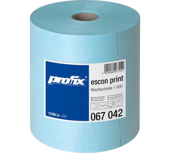 Нетканый протирочный материал Industrie Celtex Profix Escon в рулоне бирюзовый 067042