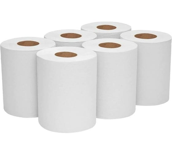 Протирочный материал Kimberly-Clark WypAll L10 упаковка 6 рулонов, белый 7404
