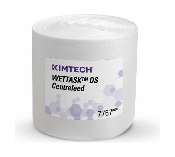Протирочные салфетки Kimberly-Clark Kimtech Wettask DS, рулон белый 7757