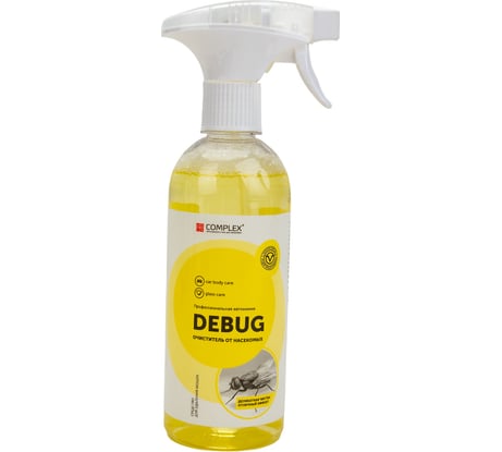 Средство очиститель для удаления следов насекомых, почек, смол Complex DEBUG 0.5 л 110505