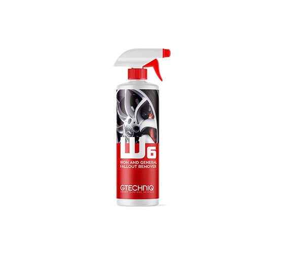 Бескислотный очиститель колесных дисков GTechniq W6 Iron and General Fallout Remover W6, 500 мл 052781