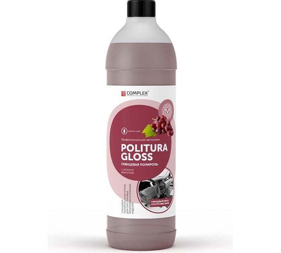Глянцевый полироль для пластика Complex POLITURA GLOSS 1 л, виноград 112517