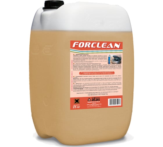 Средство для мойки двигателя Atas FORCLEAN концентрат 25кг 1833