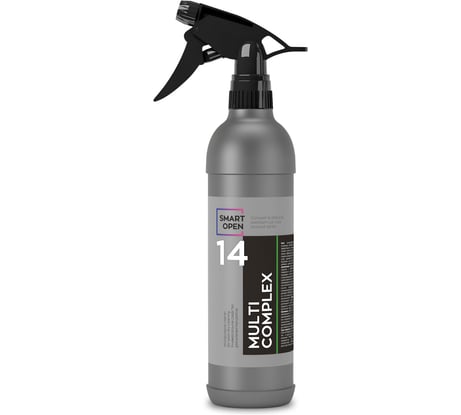 Универсальное средство для химчистки, очиститель интерьера салона автомобиля, очиститель салона 14 Multicomplex, 0,5 л Smart Open 151405