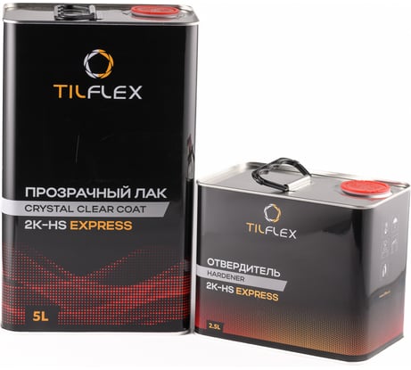 Лак TILFLEX 2K-HS EXPRESS, в комплекте с отвердителем (5л+2,5л) TLS24