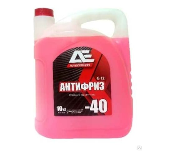 Антифриз AUTOEXPRESS RED G12 до -40С, 1кг АЕ01073