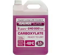 Готовый антифриз SUPER LONG-LIFE COOLANT PINK AKIRA 5 л AS110