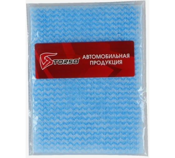 Салфетка для автомобиля TORSO с перфорацией, 60х30 см 4143024