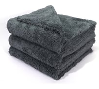 Микрофибровая салфетка MaxShine без краев 10104040G, серая 500 г/м2, 40x40см, 3 шт. 052392