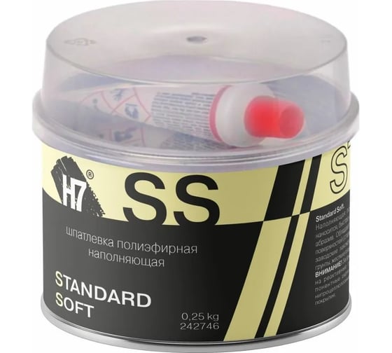 Шпатлевка полиэфирная наполняющая H7 Standard Soft 0,25кг 242746