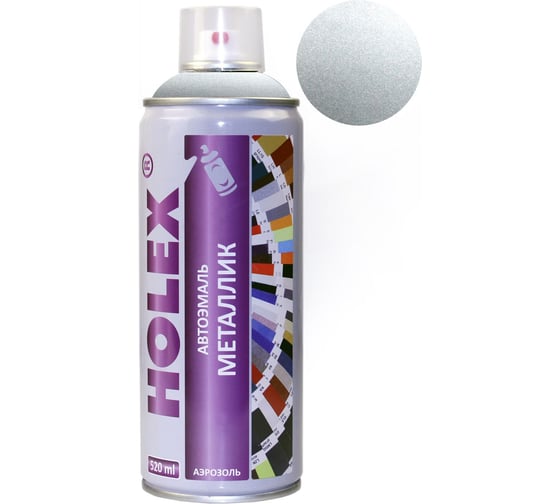 Автоэмаль аэрозоль HOLEX TOYOTA 040 PURE WHITE металлик, 520 мл HAS-245433