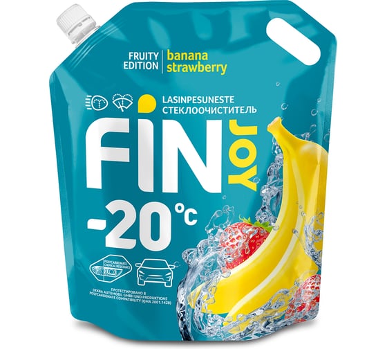 Жидкость в бачок омывателя FINJOY FRUITY banana -20 DP, 3.5 л 66107107