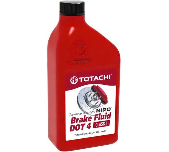 Тормозная жидкость TOTACHI NIRO Brake Fluid DOT-4 CLASS 6 0,910кг 9K501