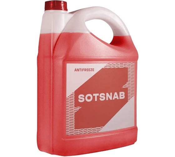 Антифриз SotSnab G12 65, красный, 10 кг АНТG12кр-65.10
