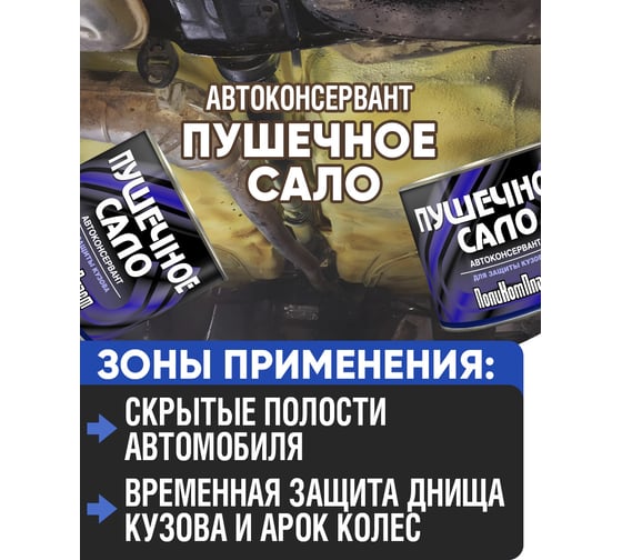 Автоконсервант ПолиКомПласт ПушСало, жест.банка 1,8 кг РТ182978