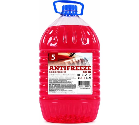 Жидкость охлаждающая Антифриз NIAGARA Red G12-40 5 кг ПЭТ 022001001010