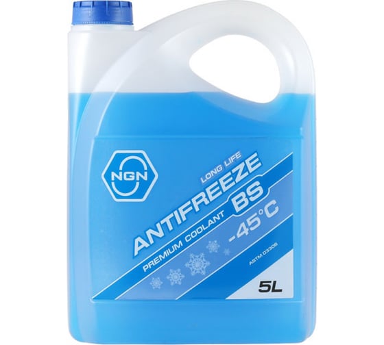 Антифриз NGN BS-45 ANTIFREEZE, 5 л V172485344