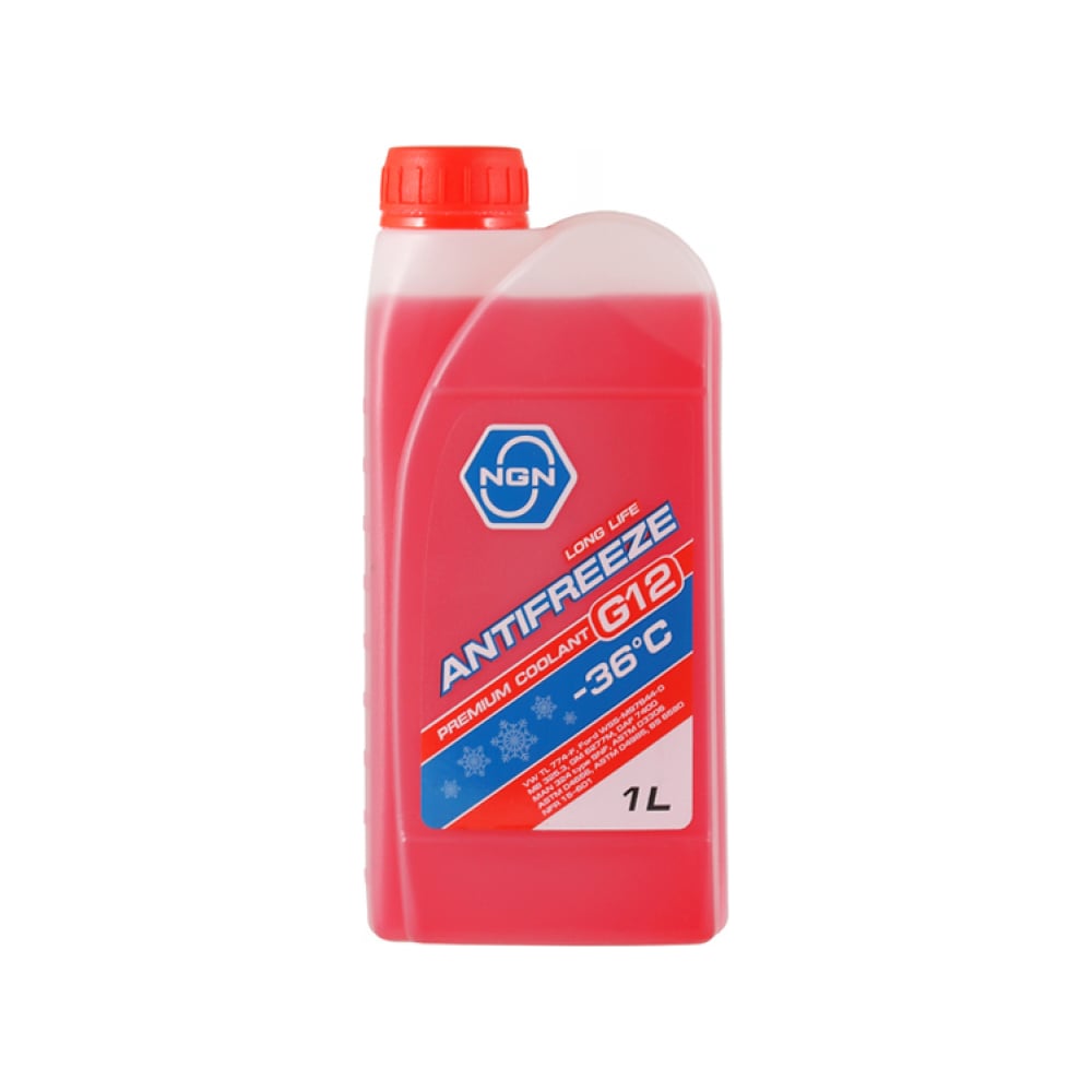 Антифриз NGN G12-36 ANTIFREEZE, 1 л V172485621 - выгодная цена, отзывы ...