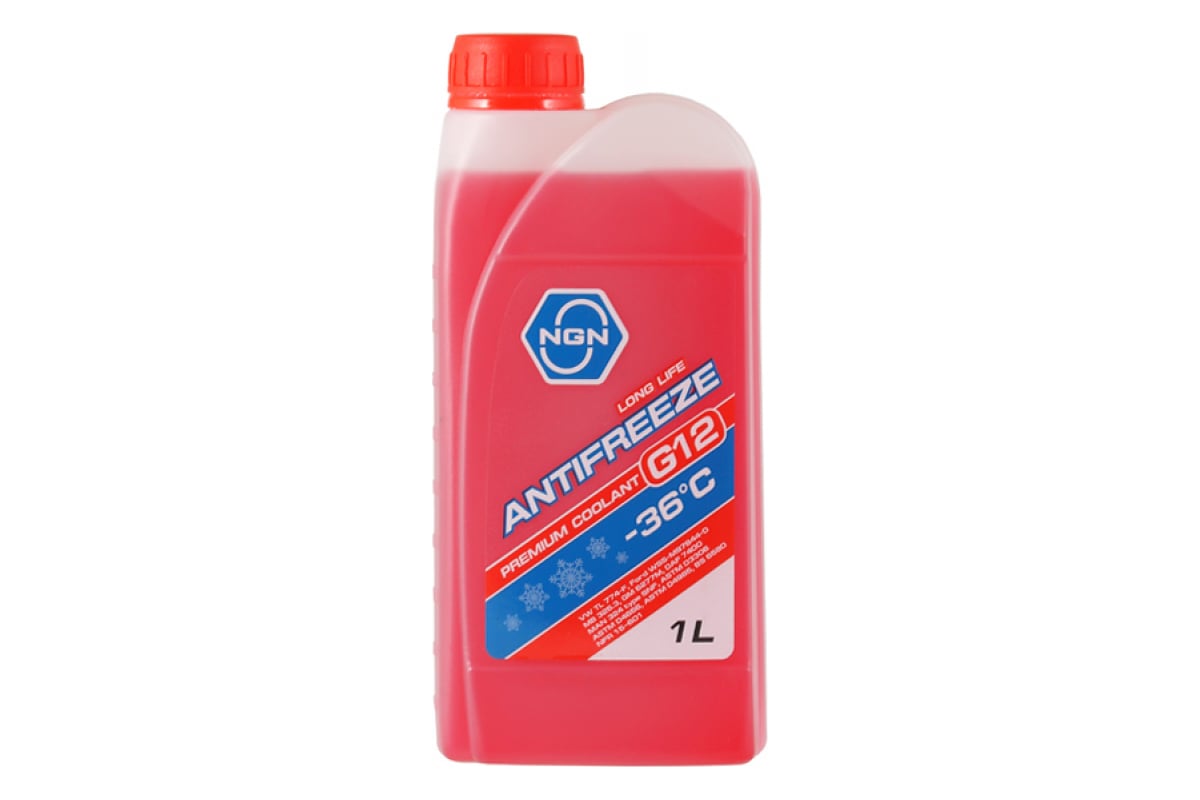 Антифриз NGN G12-36 ANTIFREEZE, 1 л V172485621 - выгодная цена, отзывы ...