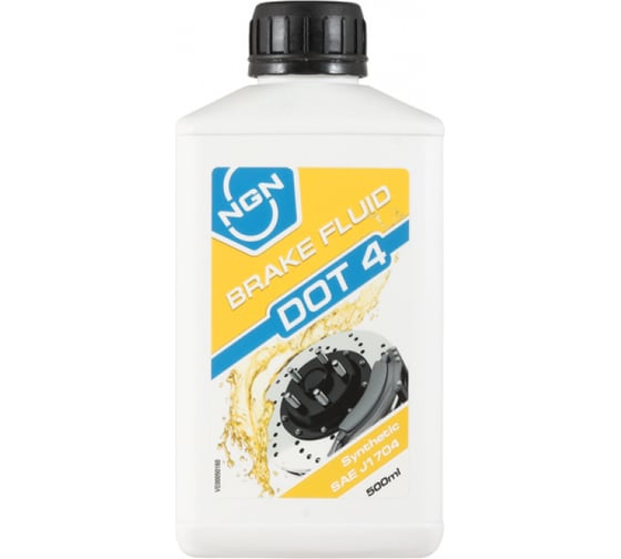 Тормозная жидкость NGN Brakefluid DOT-4, 500 мл V172085701