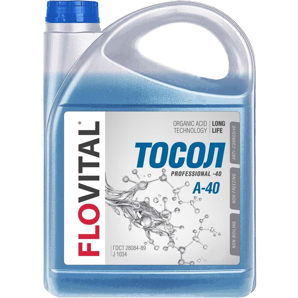Тосол Flovital A-40, 10кг 4630034951335 - выгодная цена, отзывы ...