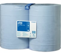 Индустриальная бумага TORK арт. 128408 Universal 320, Blue W1, 37 см, 2 рулона 21436