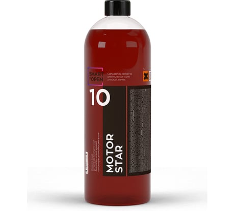 Диэлектрический очиститель для мойки двигателя автомобиля MOTOR STAR 10, 1 л Smart Open 15101