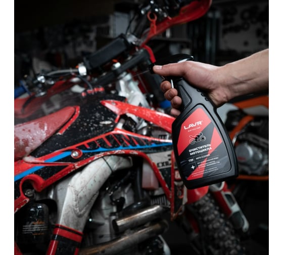Очиститель мотоцикла LAVR MOTO 500 мл Ln7709