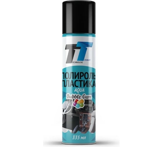 Полироль пластика TT AQUA 335 мл, бабл гам, аэрозоль PA03-BG/05