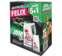 Антифриз FELIX JDM зеленый, 5+1 кг 0206371