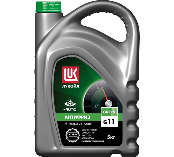 Антифриз Лукойл G11 GREEN, 5 кг 227386