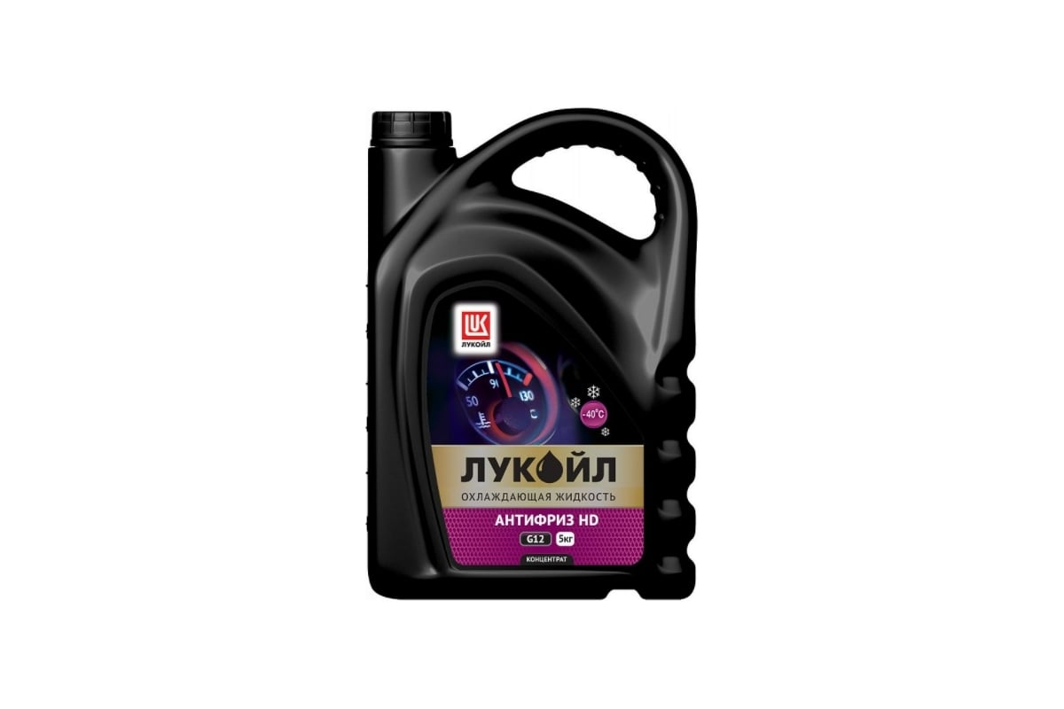 Концентрат Лукойл АНТИФРИЗ HD G12 К, 5 кг 3096176