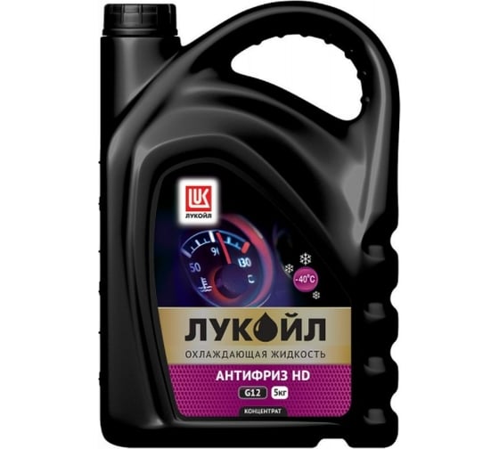 Концентрат Лукойл АНТИФРИЗ HD G12 К, 5 кг 3096176